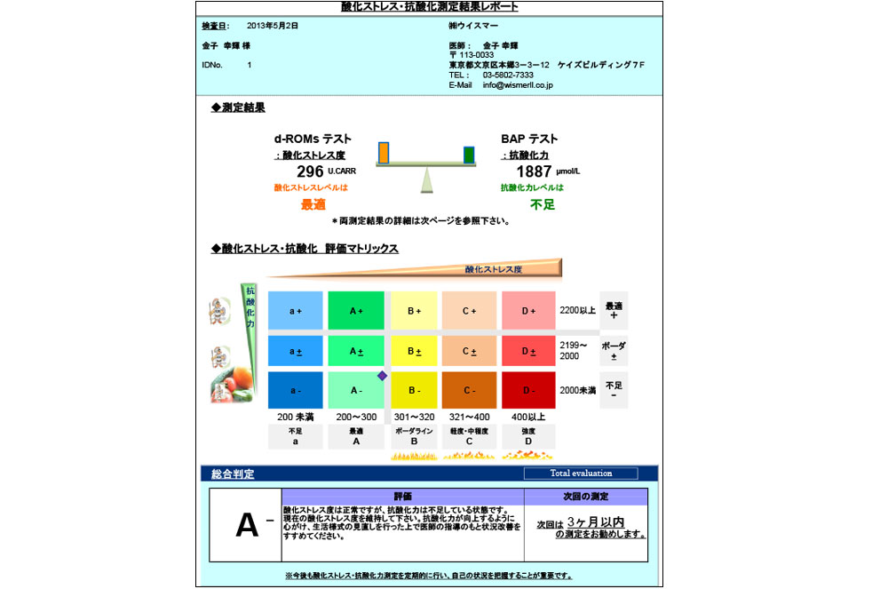 レポートのサンプル1